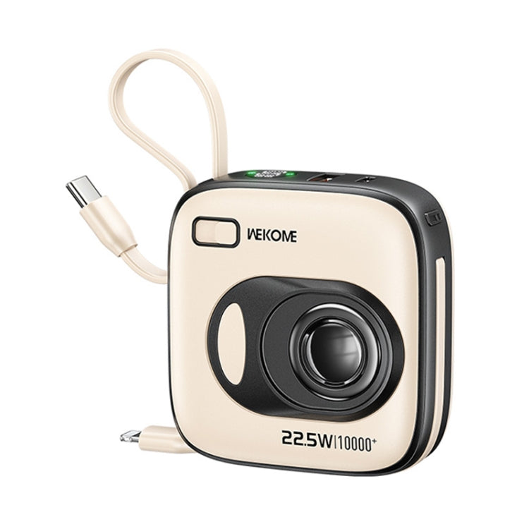 WK WP-31 Vintage Camera II Series 10000mAh 22.5W Super Fast Charging Power Bank with Cable
