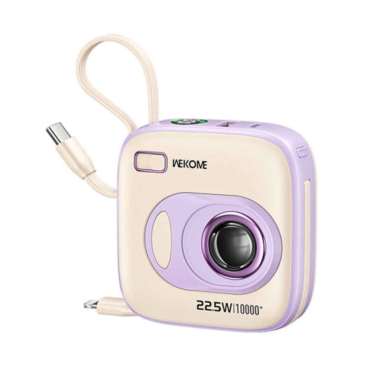 WK WP-31 Vintage Camera II Series 10000mAh 22.5W Super Fast Charging Power Bank with Cable
