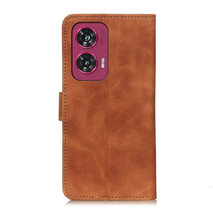 For Motorola Edge 50 Fusion KHAZNEH Retro Texture Leather Phone Case