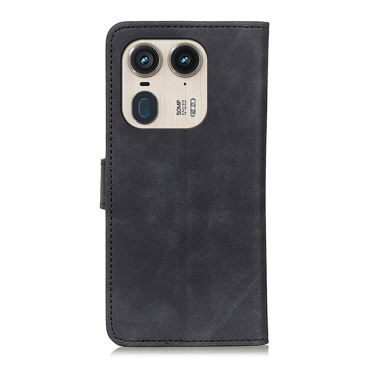 For Motorola Edge 50 Ultra KHAZNEH Retro Texture Leather Phone Case