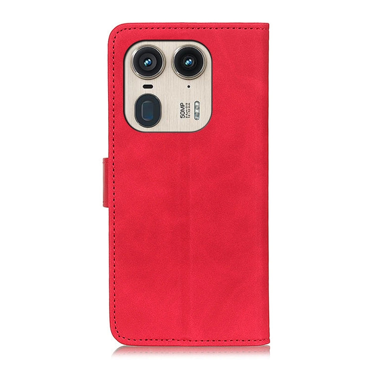 For Motorola Edge 50 Ultra KHAZNEH Retro Texture Leather Phone Case