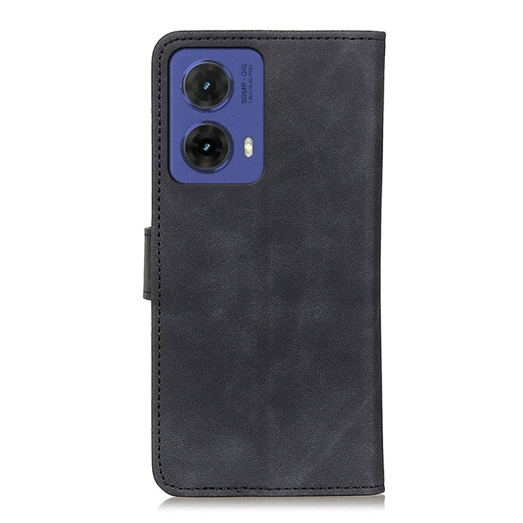 For Motorola Moto G85 KHAZNEH Retro Texture Leather Phone Case