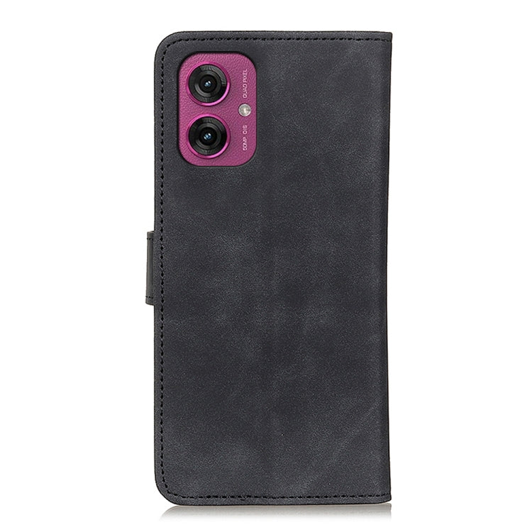 For Motorola Moto G55 5G KHAZNEH Retro Texture Leather Phone Case