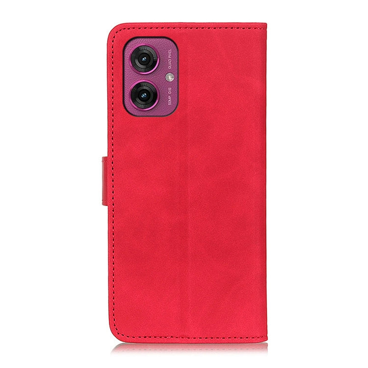 For Motorola Moto G55 5G KHAZNEH Retro Texture Leather Phone Case