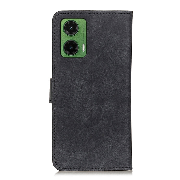 For Motorola Moto G35 5G KHAZNEH Retro Texture Leather Phone Case