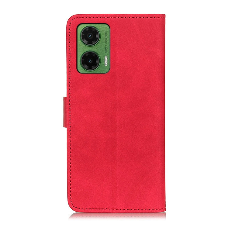 For Motorola Moto G35 5G KHAZNEH Retro Texture Leather Phone Case