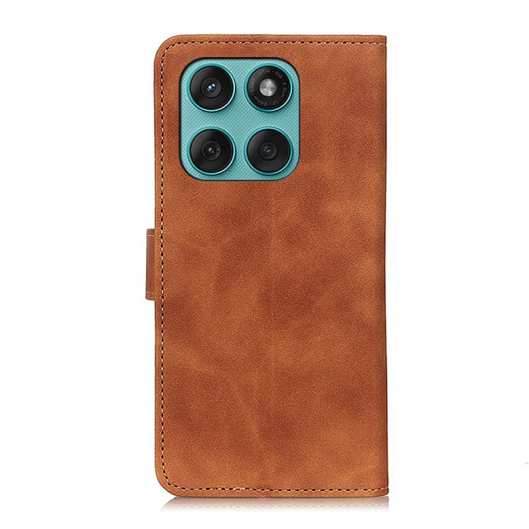 For Motorola Edge 60 Fusion / 60 Pro KHAZNEH Retro Texture Leather Phone Case