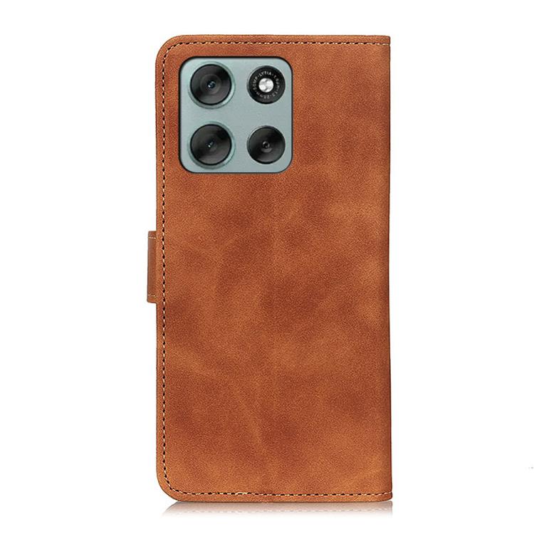 For Motorola Moto G56 5G KHAZNEH Retro Texture Leather Phone Case