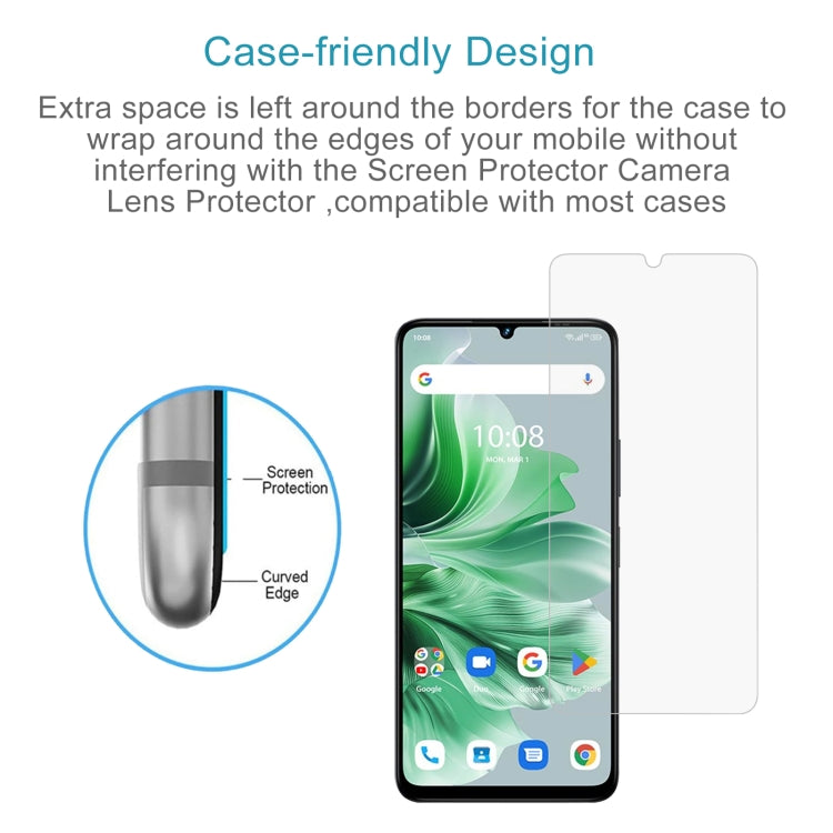 For Umidigi G9C 10pcs 0.26mm 9H 2.5D Tempered Glass Film