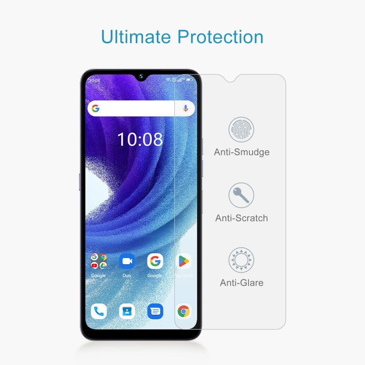 For Umidigi A15T 50pcs 0.26mm 9H 2.5D Tempered Glass Film