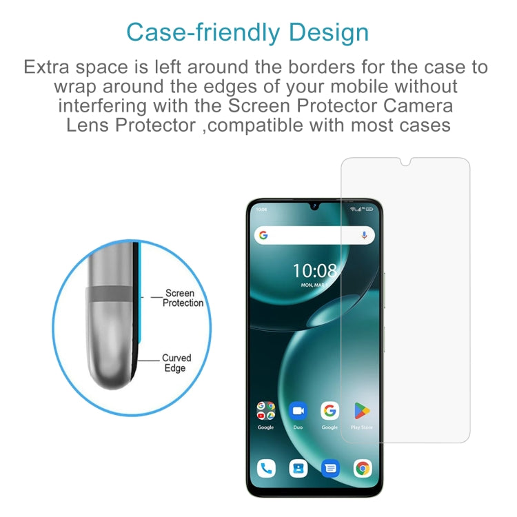 For Umidigi G9A 50pcs 0.26mm 9H 2.5D Tempered Glass Film