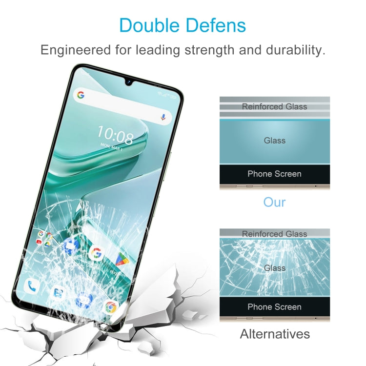 For Umidigi G9T 50pcs 0.26mm 9H 2.5D Tempered Glass Film