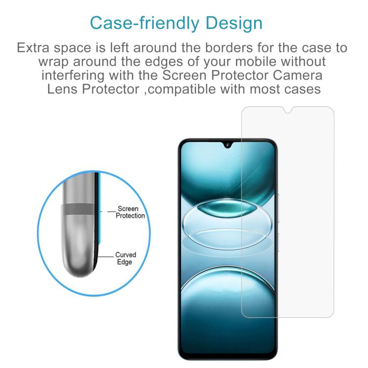 For Umidigi Note 100 50pcs 0.26mm 9H 2.5D Tempered Glass Film