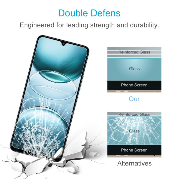 For Umidigi Note 100 50pcs 0.26mm 9H 2.5D Tempered Glass Film
