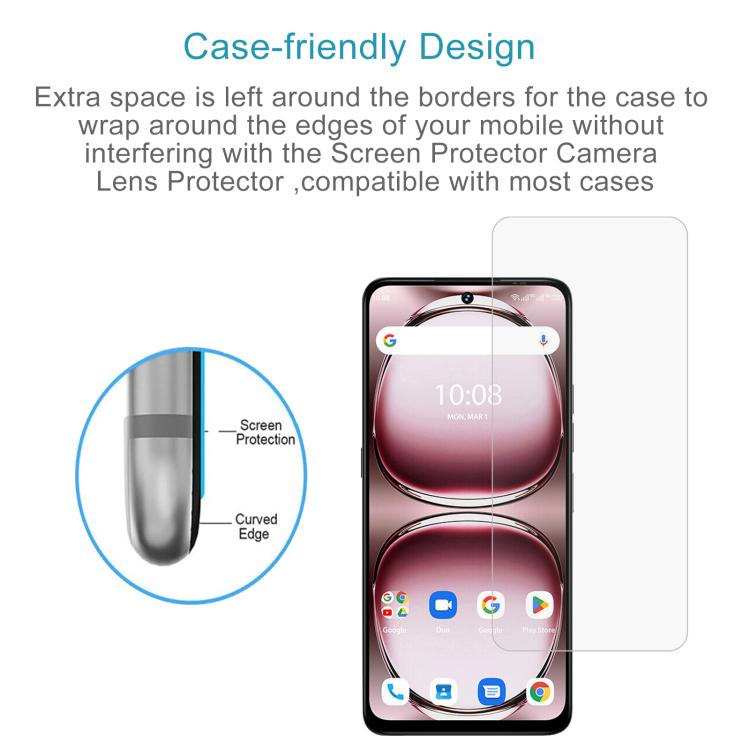 For Umidigi Note 100A 50pcs 0.26mm 9H 2.5D Tempered Glass Film