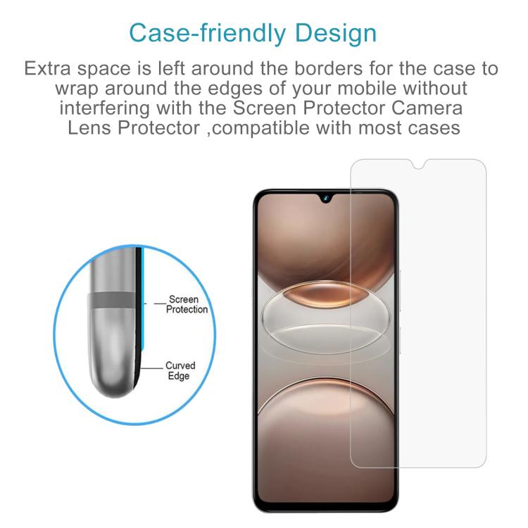 For Umidigi G100A 50pcs 0.26mm 9H 2.5D Tempered Glass Film