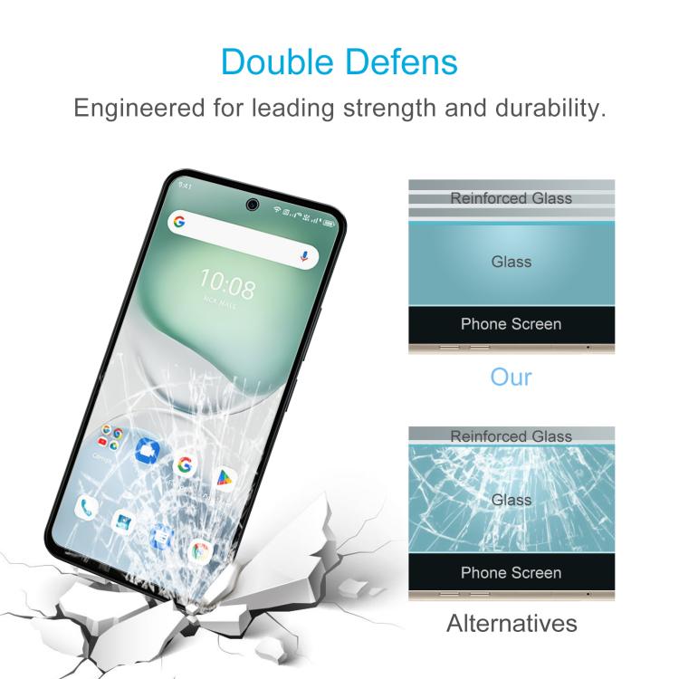 For Umidigi Note 100x 4G 50pcs 0.26mm 9H 2.5D Tempered Glass Film