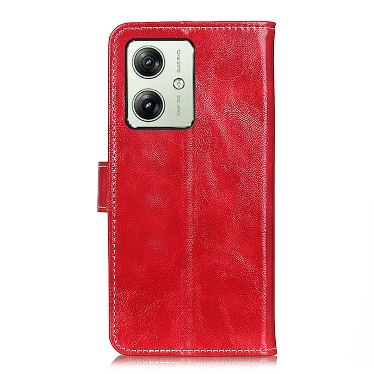 For Motorola Moto G64 5G Retro Crazy Horse Texture Leather Phone Case