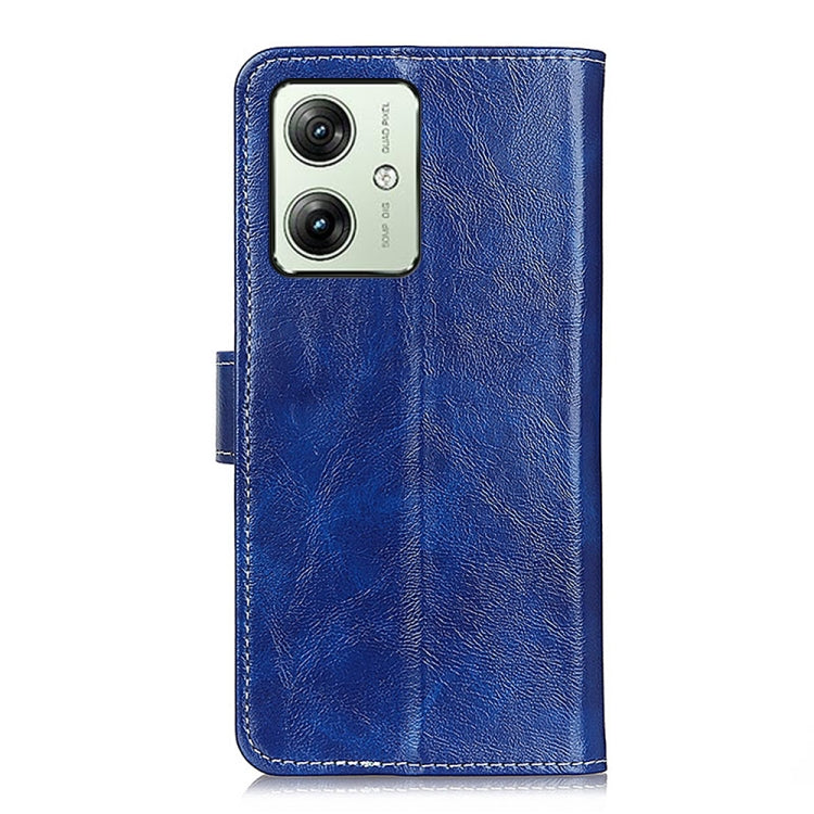 For Motorola Moto G64 5G Retro Crazy Horse Texture Leather Phone Case
