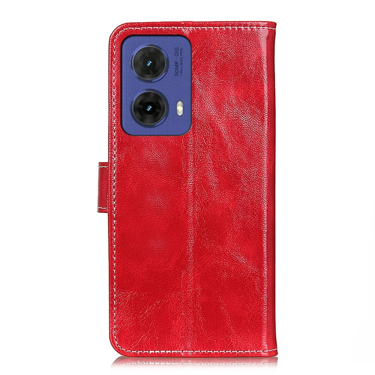For Motorola Moto G85 Retro Crazy Horse Texture Leather Phone Case