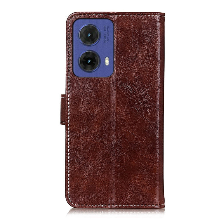 For Motorola Moto G85 Retro Crazy Horse Texture Leather Phone Case