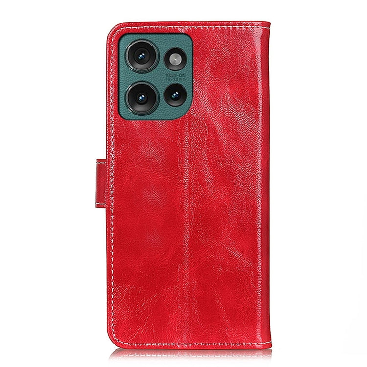 For Motorola Edge 50 Retro Crazy Horse Texture Leather Phone Case