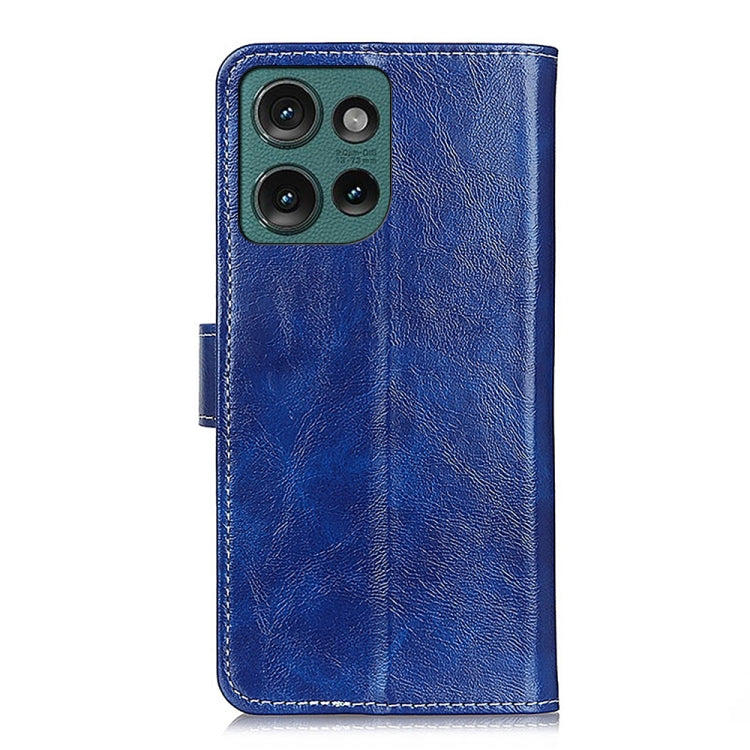 For Motorola Edge 50 Retro Crazy Horse Texture Leather Phone Case
