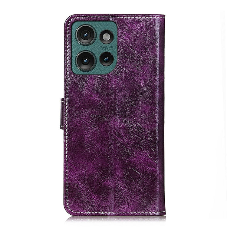 For Motorola Edge 50 Neo Retro Crazy Horse Texture Leather Phone Case