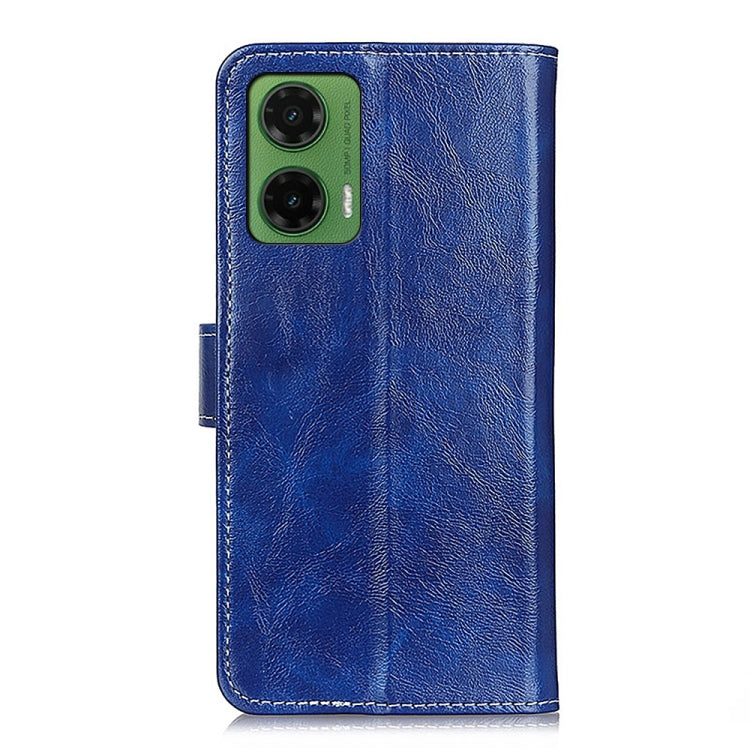 For Motorola Moto G35 5G Retro Crazy Horse Texture Leather Phone Case