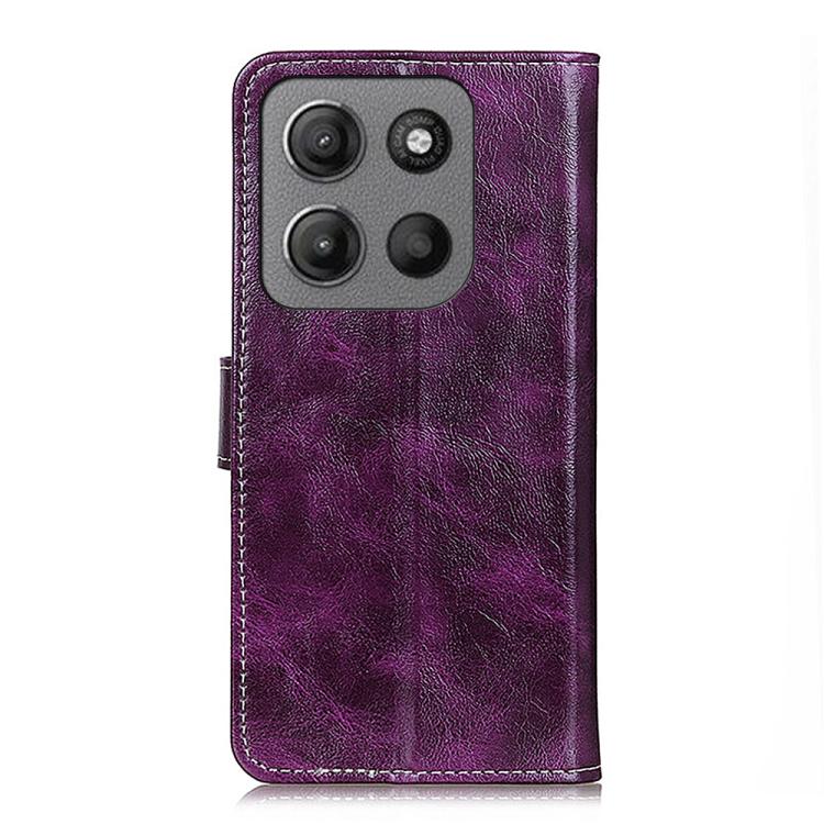 For Motorola Moto G15 4G / G05 Retro Crazy Horse Texture Leather Phone Case