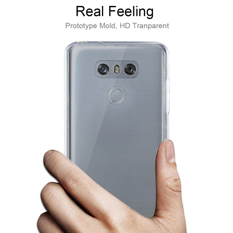 For LG G6 0.75mm Ultra-thin Transparent TPU Soft Protective Case