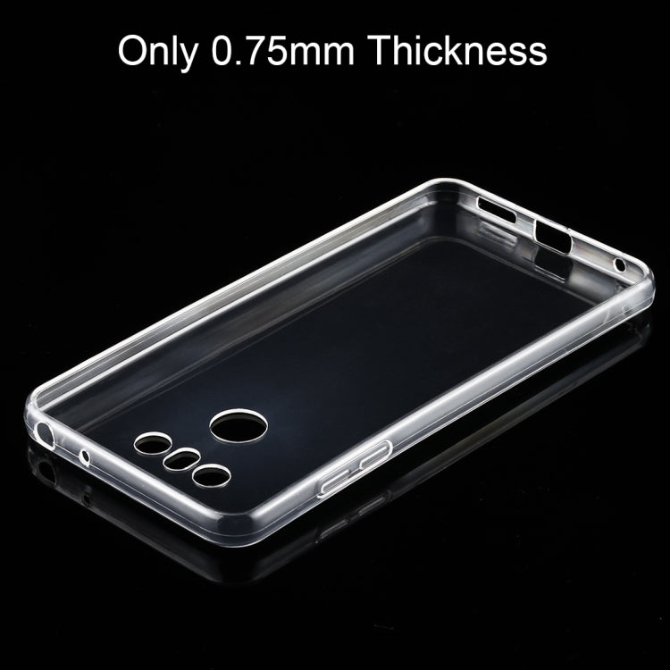 For LG G6 0.75mm Ultra-thin Transparent TPU Soft Protective Case