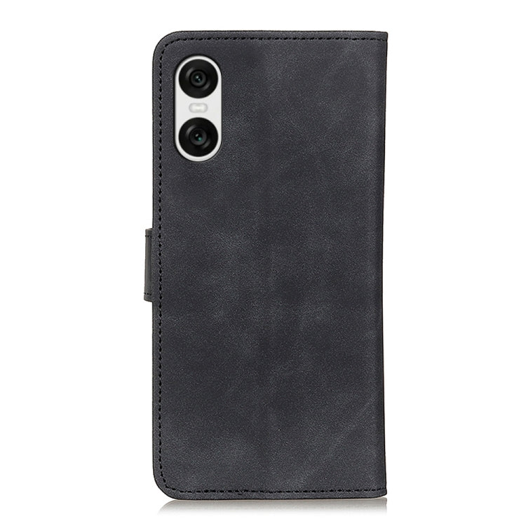 For Sony Xperia 10 VI KHAZNEH Retro Texture Horizontal Flip Leather Phone Case
