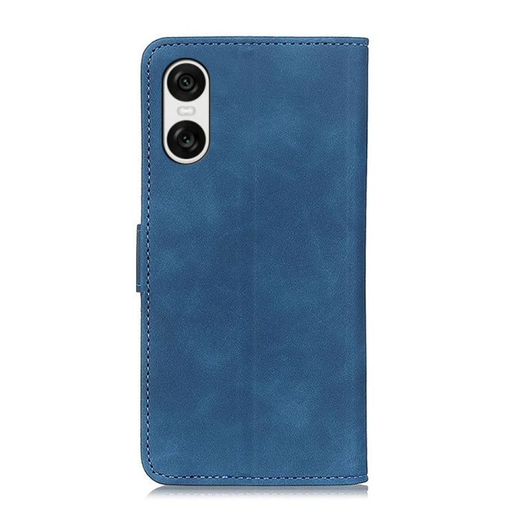 For Sony Xperia 10 VI KHAZNEH Retro Texture Horizontal Flip Leather Phone Case