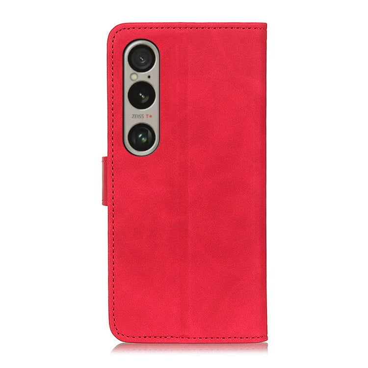 For Sony Xperia 1 VI KHAZNEH Retro Texture Horizontal Flip Leather Phone Case