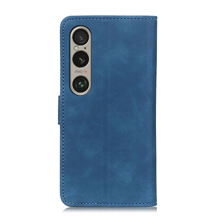 For Sony Xperia 1 VI KHAZNEH Retro Texture Horizontal Flip Leather Phone Case