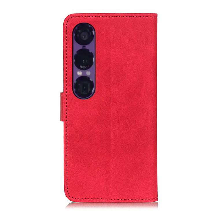 For Sony Xperia 1 VII KHAZNEH Retro Texture Horizontal Flip Leather Phone Case