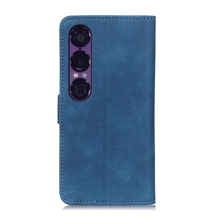 For Sony Xperia 1 VII KHAZNEH Retro Texture Horizontal Flip Leather Phone Case