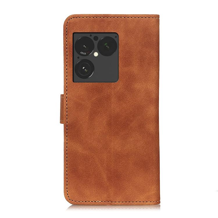 For Sony Xperia 1 VIII KHAZNEH Retro Texture Horizontal Flip Leather Phone Case