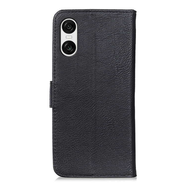 For Sony Xperia 10 VI KHAZNEH Cowhide Texture Horizontal Flip Leather Phone Case