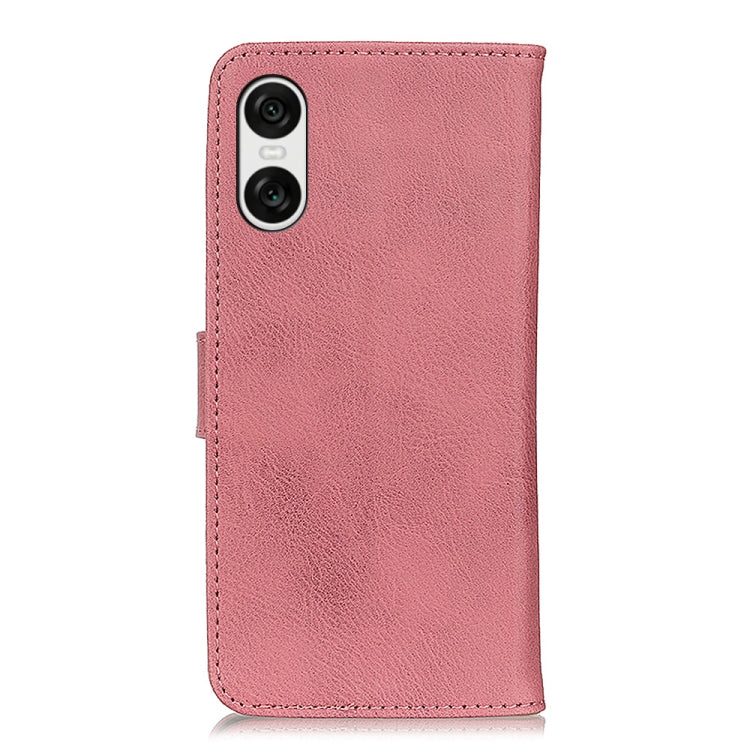 For Sony Xperia 10 VI KHAZNEH Cowhide Texture Horizontal Flip Leather Phone Case
