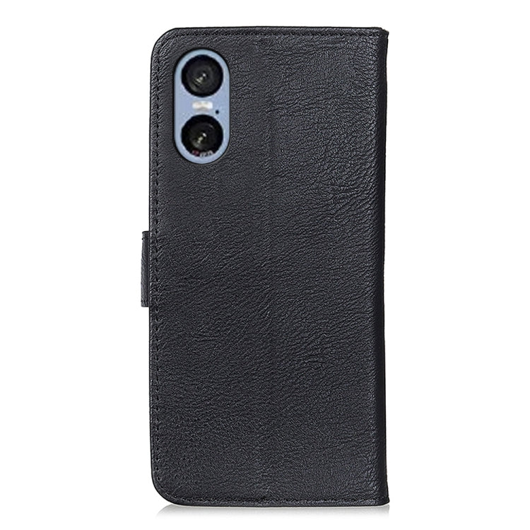 For Sony Xperia 5 VI KHAZNEH Cowhide Texture Horizontal Flip Leather Phone Case