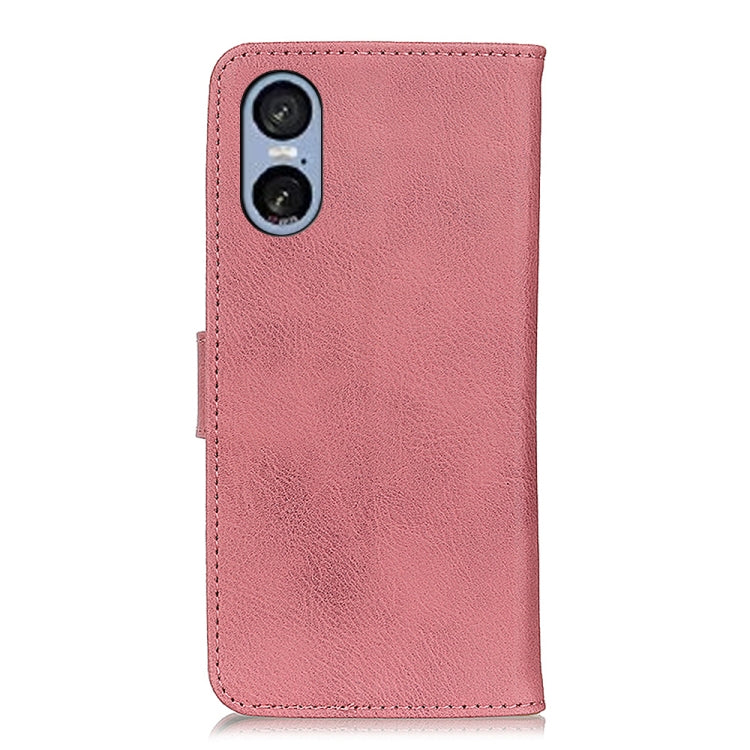 For Sony Xperia 5 VI KHAZNEH Cowhide Texture Horizontal Flip Leather Phone Case
