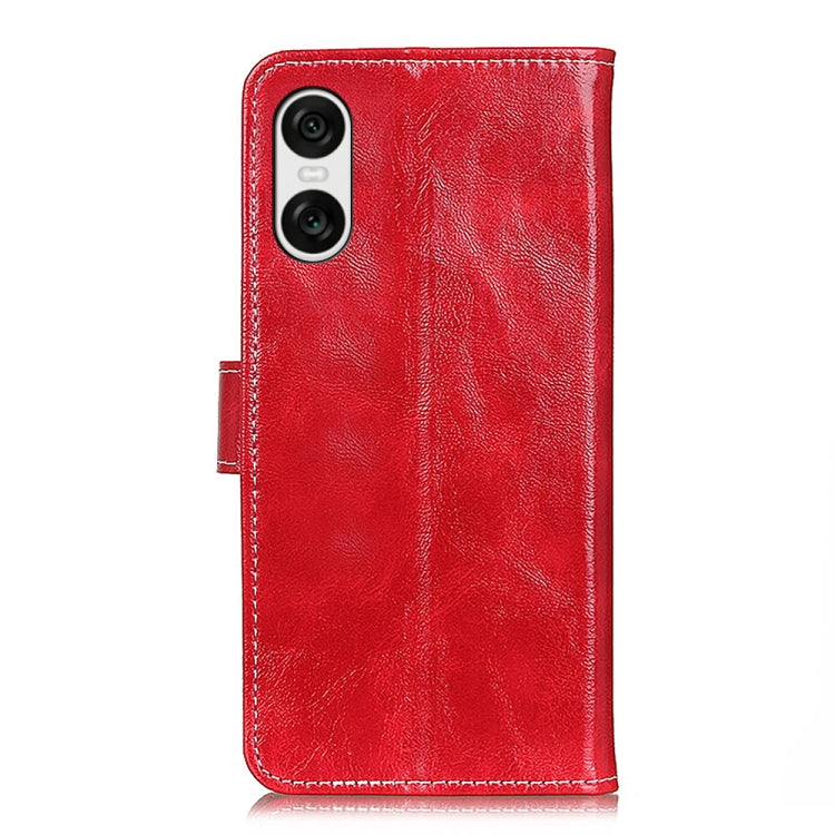 For Sony Xperia 10 VI Retro Crazy Horse Texture Horizontal Flip Leather Phone Case