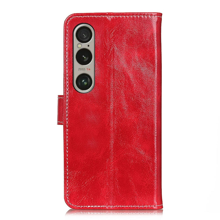 For Sony Xperia 1 VI Retro Crazy Horse Texture Horizontal Flip Leather Phone Case