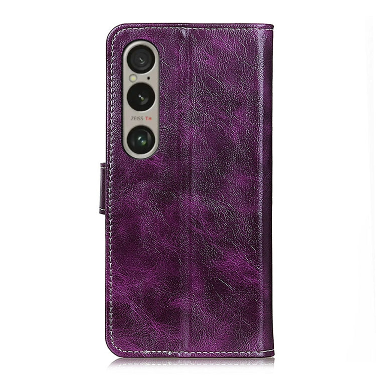 For Sony Xperia 1 VI Retro Crazy Horse Texture Horizontal Flip Leather Phone Case