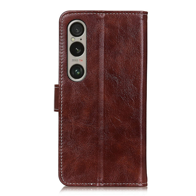 For Sony Xperia 1 VI Retro Crazy Horse Texture Horizontal Flip Leather Phone Case
