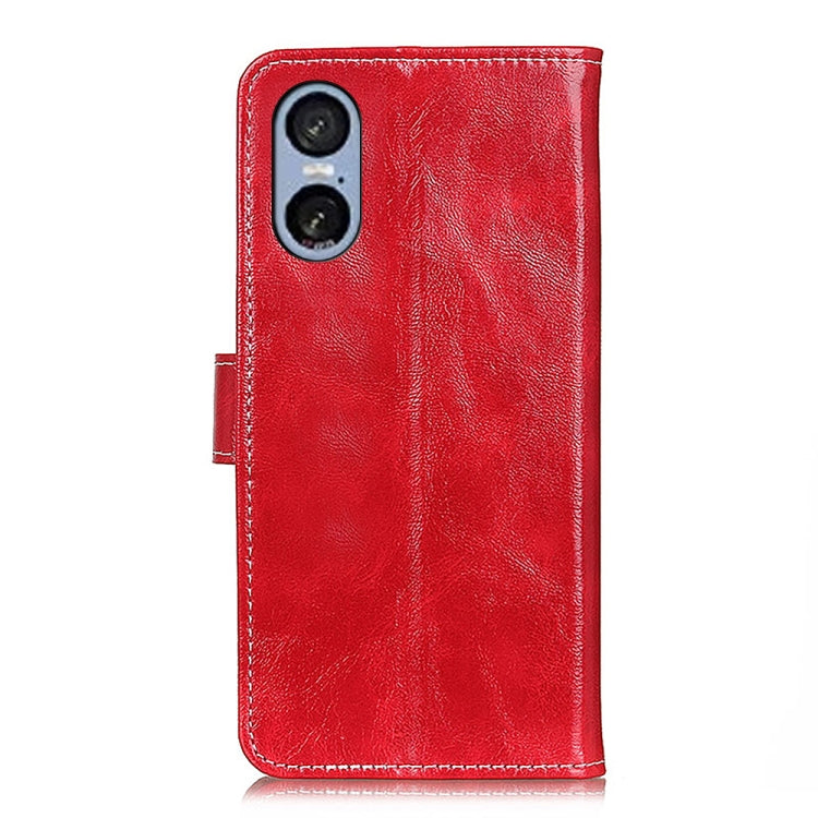 For Sony Xperia 5 VI Retro Crazy Horse Texture Horizontal Flip Leather Phone Case