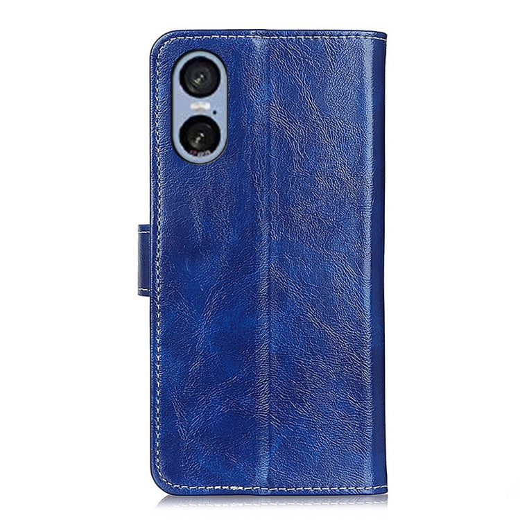 For Sony Xperia 5 VI Retro Crazy Horse Texture Horizontal Flip Leather Phone Case