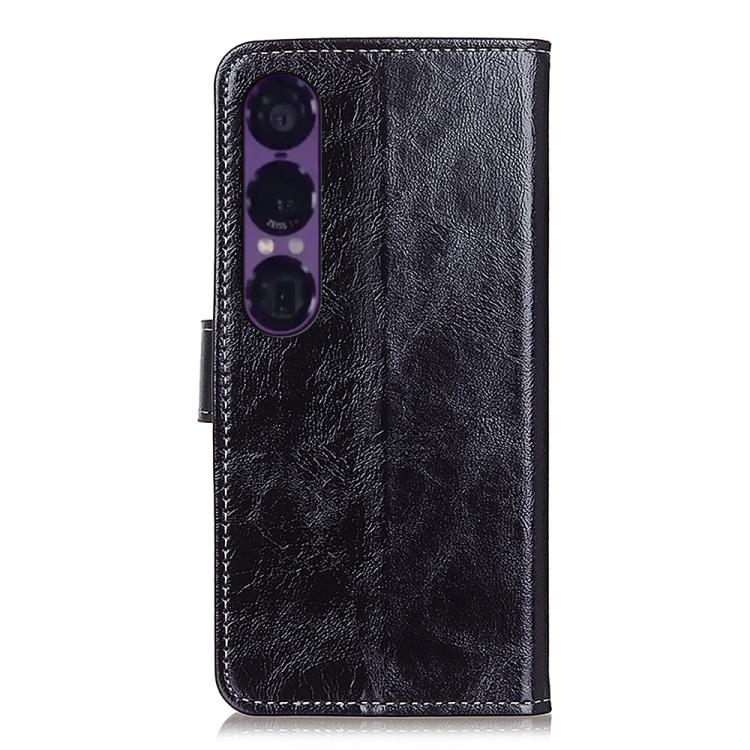 For Sony Xperia 1 VII Retro Crazy Horse Texture Horizontal Flip Leather Phone Case